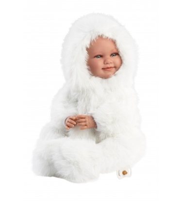 Attēls no Lelle zīdainis Luka 45 cm (smejas, runā, ar mānekli, mīkstais ķermenis) Spānija LL74505