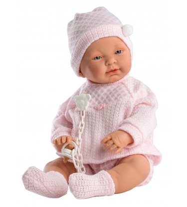 Attēls no Lelle zīdainis Sofija meitene ar mānekli (vinila ķermenis) 45 cm Spānija LL45024