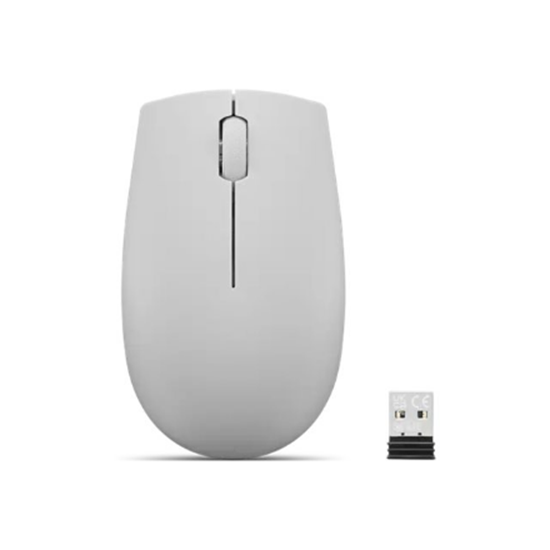 Picture of Lenovo | Compact Mouse with battery | 300 | Wireless | Arctic Grey