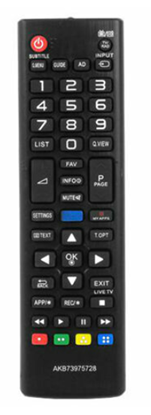 Picture of LG LXP5728 TV Remote AKB73975728
