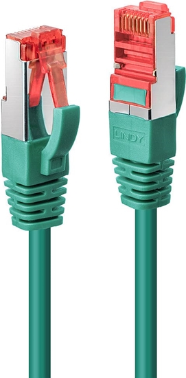 Picture of Lindy 0.5m Cat.6 S/FTP Network Cable, Green