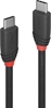 Picture of Lindy 0.5m USB 3.2 Type C Cable 3A, Black Line