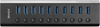 Picture of Lindy 10 Port USB 3.0 Hub with On/Off Switches USB 3.2 Gen 1 (3.1 Gen 1) Type-B 5000 Mbit/s Black