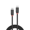 Изображение Lindy 1m USB 3.2 Type C Cable 3A, Black Line