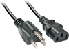 Picture of Lindy 2m US 3 Pin to C13 Mains Cable, low lead