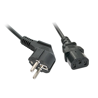Attēls no Lindy 30337 power cable Black 5 m CEE7/7 C13 coupler