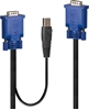 Picture of Lindy 32185 KVM cable Black 1 m