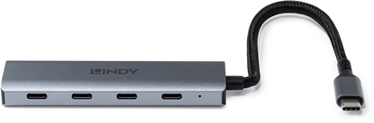 Attēls no Lindy 4 Port USB 3.2 Gen 2 Type C Hub