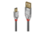 Attēls no Lindy 7.5m USB 2.0 Type A to Mini-B Cable, Cromo Line