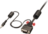 Picture of Lindy VGA & Audio Cable M/M, black, 2m
