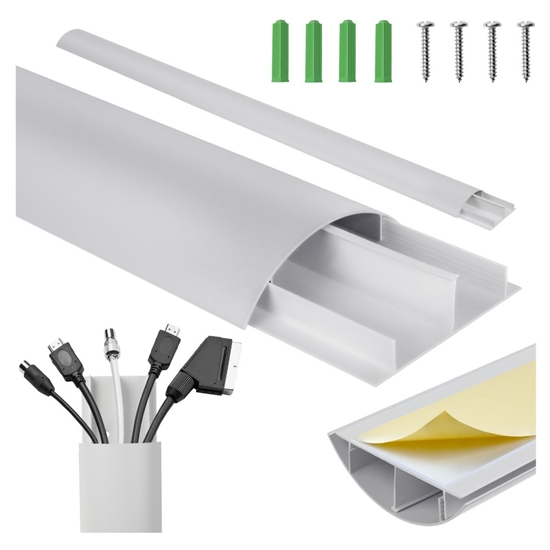 Изображение Listwa maskująca MC-814 S srebrna, aluminiowa