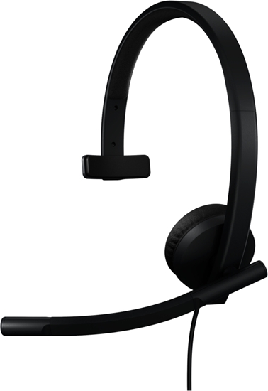 Изображение Logitech H570e Headset Wired Head-band Office/Call center USB Type-C Black