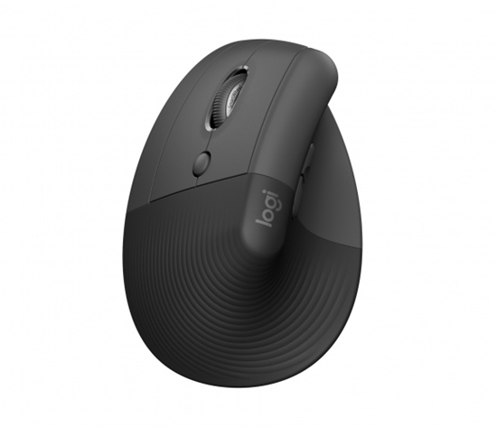 Изображение Logitech LIFT Left Wireless Mouse, RF Wireless + Bluetooth, 4000 DPI, Graphite (SPEC)