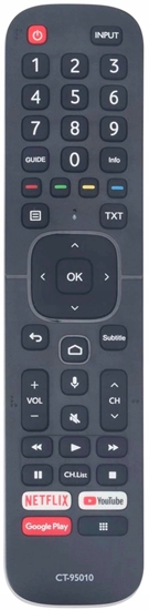 Picture of Lamex LXP95010 TV remote control TV LCD TOSHIBA CT-95010 NETFLIX / YOUTUBE / GOOGLE PLAY