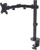 Picture of Manhattan TV & Monitor Mount, Desk, Full Motion, 1 screen, Screen Sizes: 10-27", Black, Clamp Assembly, VESA 75x75 to 100x100mm, Max 8kg, Lifetime Warranty