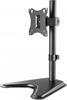 Picture of Manhattan TV & Monitor Mount, Desk, Tilt/Swivel/Rotation, 1 screen, Screen Sizes: 10-27", Black, Stand Assembly, VESA 75x75 to 100x100mm, Max 7kg, Lifetime Warranty