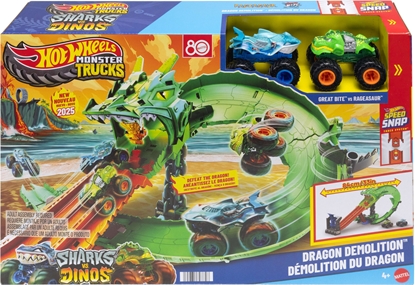 Picture of Mattel Wyrzutnia Hot Wheels Monster Trucks Smoczy Wycig JFR06  (JFR06)