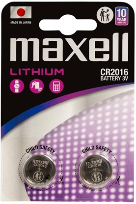 Picture of Maxell 12239100 bateria do uytku domowego Jednorazowa bateria CR2016 Lithium-Manganese Dioxide (LiMnO2)