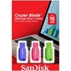 Изображение MEMORY DRIVE FLASH USB2 16GB/3PCS SDCZ50C-016G-B46T SANDISK