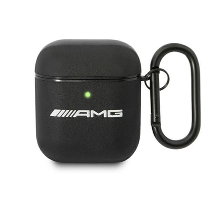 Picture of Mercedes-Benz AMG AMA2SLWK AirPods cover black/black Leather