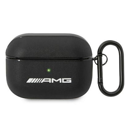 Picture of Mercedes-Benz AMG Leather Big Logo case for AirPods Pro - black