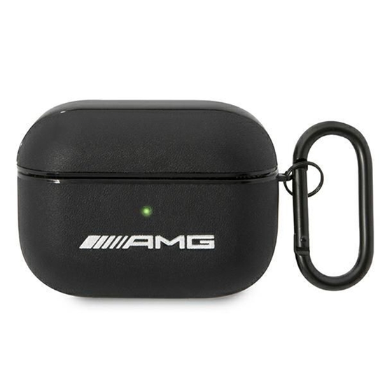 Picture of Mercedes-Benz AMG Leather Big Logo case for AirPods Pro - black