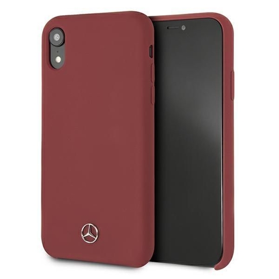 Picture of Mercedes-Benz Mercedes Silicone Line iPhone Xr Case - Red