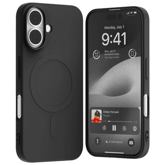 Picture of Mercury MagSafe Semi-Silicone iPhone 16 6,1" czarn