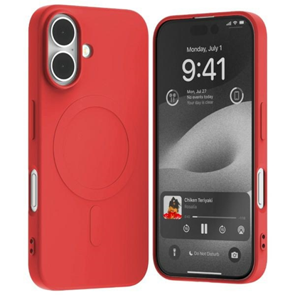 Attēls no Mercury MagSafe Semi-Silicone iPhone 16 6,1" czerw