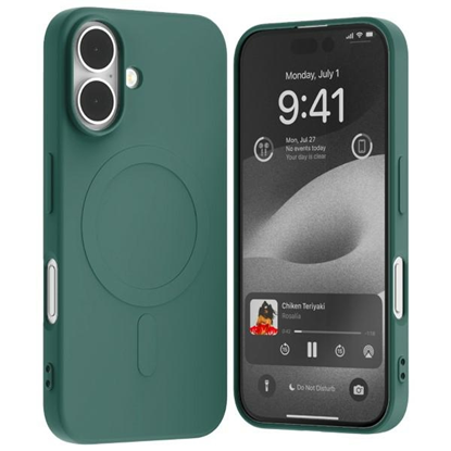 Изображение Mercury MagSafe Semi-Silicone iPhone 16 6,1" zielo