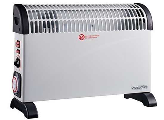 Picture of Mesko Convector Heater with Timer and Turbo Fan MS 7741w 2000 W, Number of power levels 3, White