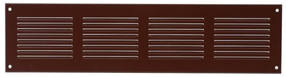 Picture of Metal ventilation grille MR4010B, 400 x 100 mm, brown.