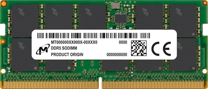 Изображение Micron - DDR5 - Modul - 16 GB - SO DIMM 262-PIN - 5600 MHz / PC5-44800 - CL46 - ECC