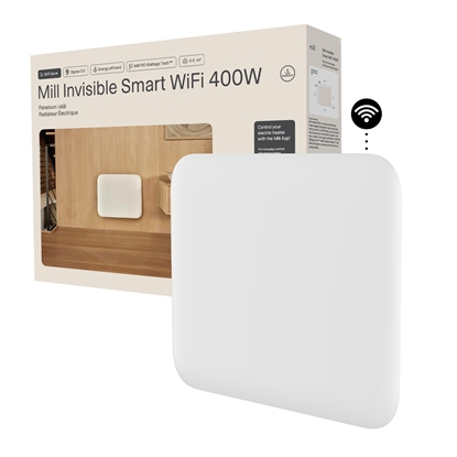 Picture of Mill Invisible Smart WiFi Heater | PA400WIFI4 | Panel Heater | 400 W | Suitable for rooms up to 4-6 m² | White | IPX4