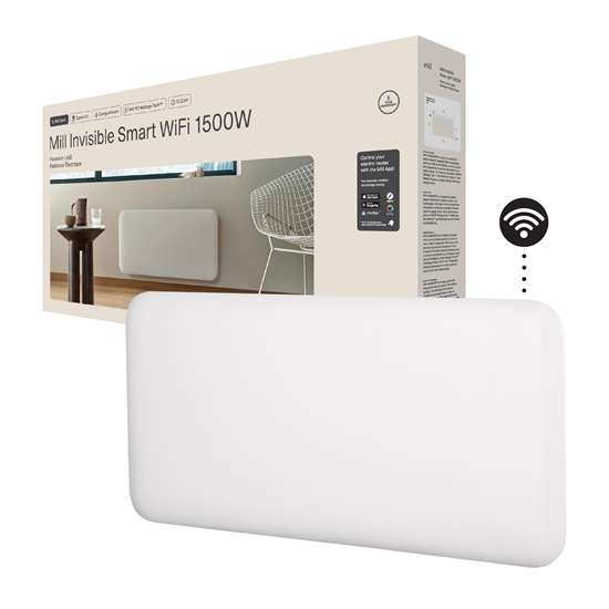 Picture of Mill PA1500WIFI4 Panel Heater with WiFi Gen 4 1500 W Suitable for rooms 18-22 m² White IPX4