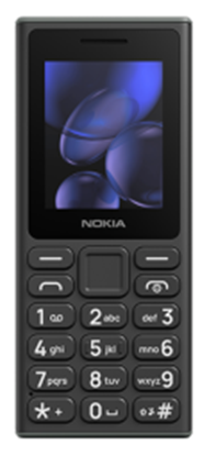 Изображение Mobilais telefons Nokia 105 TA-1684 (2024) DS Black