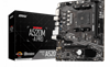 Изображение Mainboard|MSI|AMD A520|SAM4|MicroATX|1xPCI-Express 3.0 1x|1xPCI-Express 3.0 16x|1xM.2|Memory DDR4|Memory slots 2|1xDVI|1xHDMI|2xAudio-Out|2xUSB 2.0|4xUSB 3.2|1xRJ45|A520M-APRO