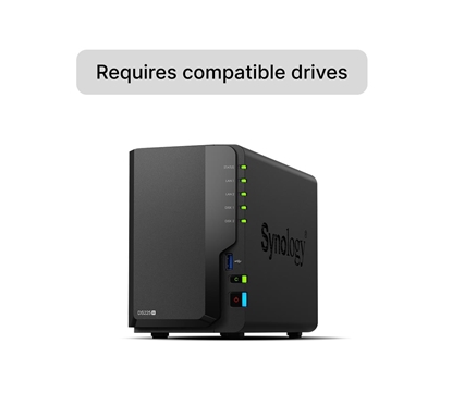 Attēls no NAS STORAGE TOWER 2BAY/2GB DS225+ SYNOLOGY