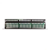 Picture of NetRack Patch panel 19'' 0,5U 24-porty Kat. 6 FTP Czarny (104-13)
