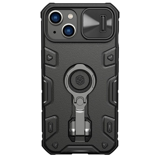 Изображение Nillkin Nillkin CamShield Armor Pro Case iPhone 14 Plus armored cover with camera cover ring stand blue