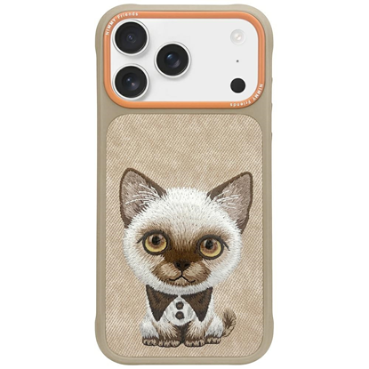 Picture of Nimmy Big Eyed Pet 2.0 Cat Case for iPhone 17 Beig
