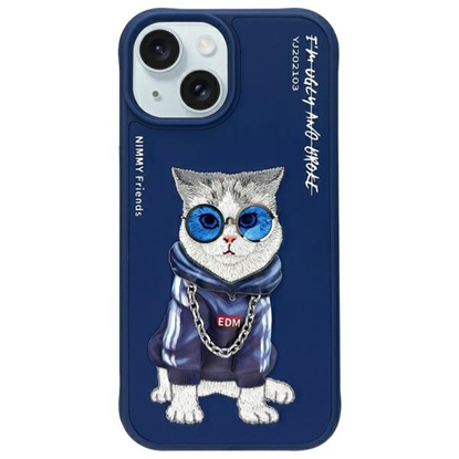 Picture of Nimmy etui iPhone 15 6.1" niebieski|blue  Glasses 