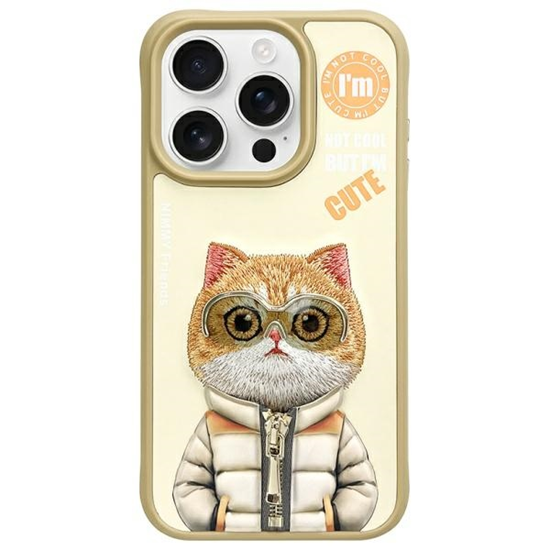 Picture of Nimmy etui iPhone 15 Pro 6.1" khaki  Cool&Cute 2.0