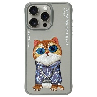 Picture of Nimmy etui iPhone 15 Pro 6.1" szary|gray  Glasses 