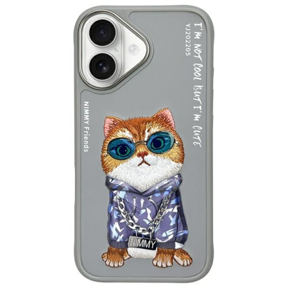 Picture of Nimmy etui iPhone 16 6.1" szary|gray      Glasses 