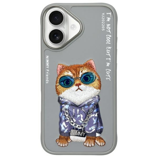 Picture of Nimmy etui iPhone 16 6.1" szary|gray      Glasses 