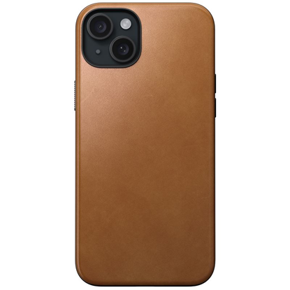 Attēls no Nomad Nomad Modern Leather Case, english tan - iPhone 15 Plus