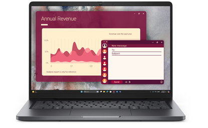 Picture of Dell Pro 14 PC14250 | Magnetite | 14 " | FHD+ | Anti-glare | Intel Core 5 | 120U | 16 GB | DDR5 | Solid-state drive capacity 512 GB | Intel Graphics | Windows 11 Pro | 802.11ax | Bluetooth version 5.3 | Keyboard language English | Keyboard backlit | Warra