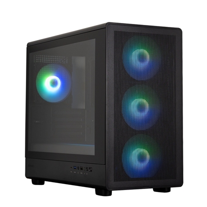 Изображение Obudowa M5 BLACK mATX Mini Tower 4xFans ARGB