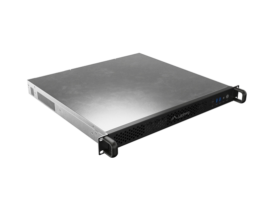Picture of Lanberg 19" Server Gehäuse Rackmount ATX 420/10  1U schwarz